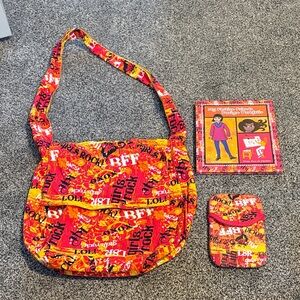 Little Brownie Shoulder Bag, Coin Purse, and Fashion Design Sketch Book